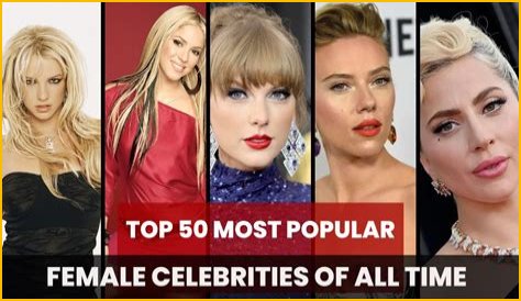 Introducing The Most Sizzling And Popular Female Celebrities